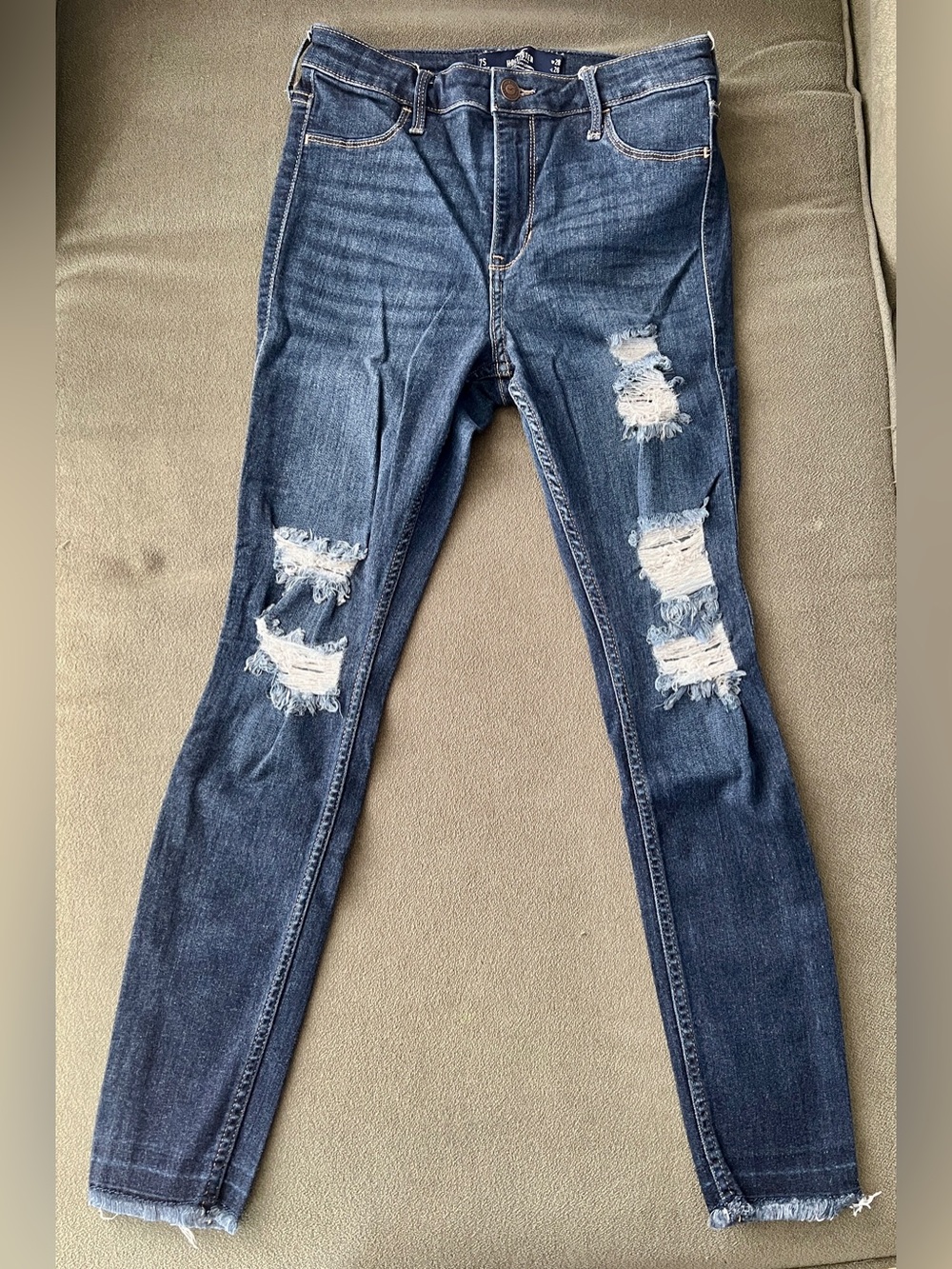 Hollister Distressed High-Rise Jean Leggings